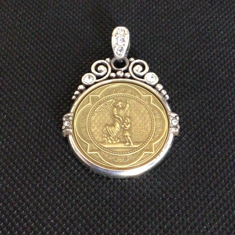 Brighton Gold and Silver Medallion Necklace